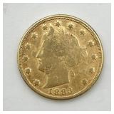 Gold Plated 1883 "Racketeer" V Nickel