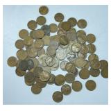100 Wheat Pennies
