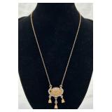 Gold Tone Fashion Necklace