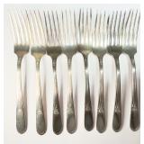8 Silver Plated Forks