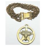 Brass Bracelet & Pendant