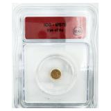 Eye of Ra 1/500oz .999 Gold Round