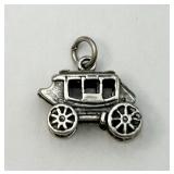 Sterling Silver Stagecoach/Carriage Charm