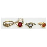 4 Fashion Rings