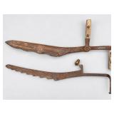 *Vintage Rustic Hedge Shears & Tool Pair