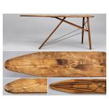 *Vintage Folding Wooden Ironing Board