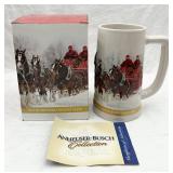 2012 Budweiser Holiday Beer Stein