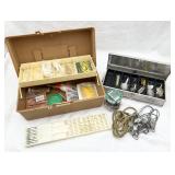 2 Fishing Tackle Boxes w/ Gear