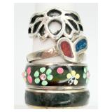 4 Fashion Rings