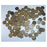 100 Wheat Pennies