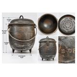 *Vintage No. 8 Cast Iron Camp Pot w/ Lid