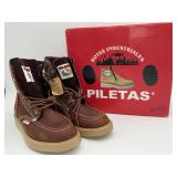 Size 8.5 Piletas Industrial Leather Work Boots