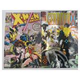 2 Vintage Marvel X-Men Comic Books