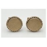Vintage 14K Gold Cufflinks