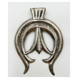 Large Sterling Silver Horseshoe Style Pendant