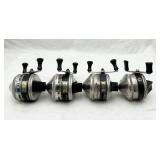 3 Zebco & 1 Unmarked Fishing Reels