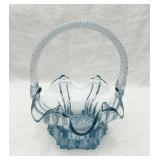 Fenton "Vulcan" Pattern Art Glass Basket