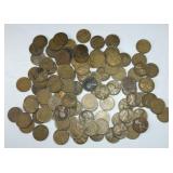 100 Wheat Pennies