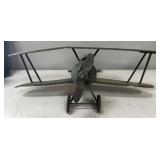 *Vintage Metal Biplane & Weather Vane Decor