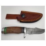 6ï¿½ Custom Damascus Skinner Knife