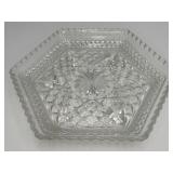 Vintage Anchor Hocking Wexford Hexagonal Dish