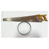 Vintage Hand Saw & Band Saw Blade