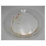 Vtg Pyrex No. 211 11ï¿½ clear Glass Pie Plate