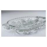 Vtg Anchor Hocking EAPC Star of David Relish Dish