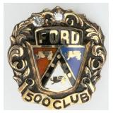 VTG 10K Gold & Diamond Ford 500 Club Sales Award