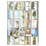 25 VTG Postage Cards