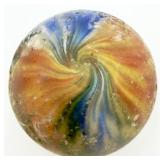 ANTQ German Onionskin Swirl Glass Marble