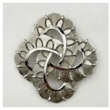 ï¿½Trifariï¿½ Silver Tone Fancy Knot Pin