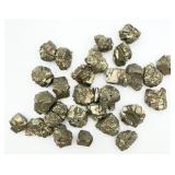 28 Pyrite Nuggets in Beads Form