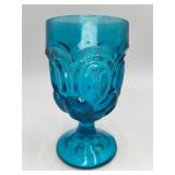 6ï¿½ Vintage L.E. Smith Moon and Stars Goblet