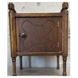 *Vintage Wooden Display Box with Door