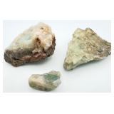 3 Green Fluorites