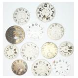 12 ANTQ Pocket Watch Faces/Dials For Parts