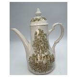 Vtg J&G Meakin Romantic England Coffee Pot