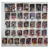 36 Fleer90, Topps, Upper Deck, SkyBox Basketball