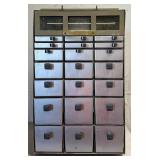 *US Military Medical Instrument Supply Cabinet