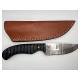 Hand-Forged Damascus Steel  Hunting Knife