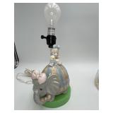 Precious Moments Elephant Hot Air Balloon Lamp