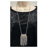 Vintage Boho Fringe Tassel Statement Necklace