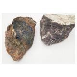 Copper Rich Ore & Amethystine Quartz