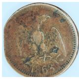 1863 I. Teller Milwaukee Cilvil War Store Token