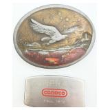 VTG Belt Buckle & VTG Money Clip