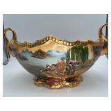 VTG Chinese Satsuma Style Porcelain Bowl