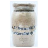 ANTQ Salt-glazed Stoneware Donaghho Crock