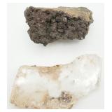 Hematite Mineral Cluster & Selenite