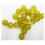 ANTQ Vaseline Glass Marbles
